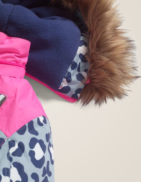 All-Weather Waterproof Jacket - Cloudburst Blue Snow Leopard All-Weather Waterproof Jacket - Cloudburst Blue Snow Leopard