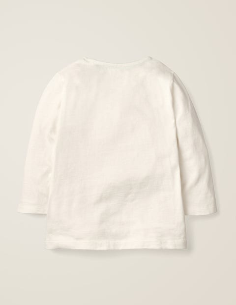 Adventure Appliqué T-Shirt - Ivory Big Flower Adventure Appliqué T-Shirt - Ivory Big Flower