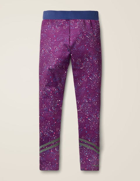 Active Leggings - Pansy Purple Painterly Dot Active Leggings - Pansy Purple Painterly Dot
