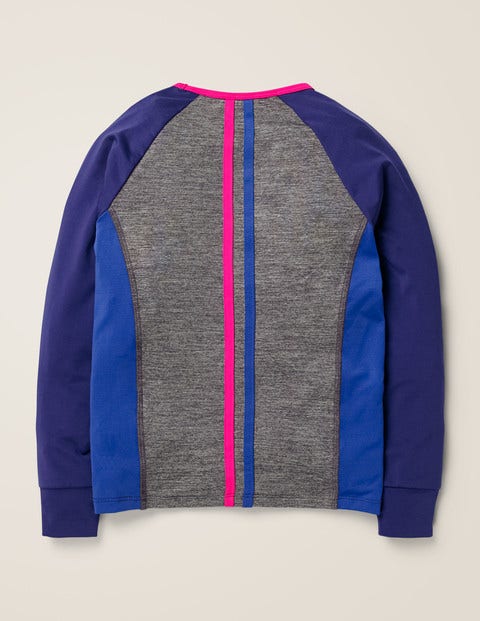 Long-Sleeved Active T-Shirt - Grey Marl Long-Sleeved Active T-Shirt - Grey Marl