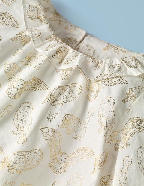 Hogwarts Pets Top - Ivory/Gold Hogwarts Pets Top - Ivory/Gold