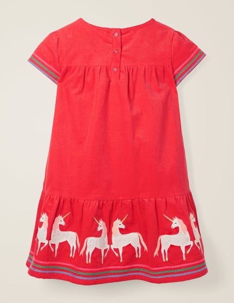 Unicorn Tiered Dress - Carmine Red Unicorn Tiered Dress - Carmine Red