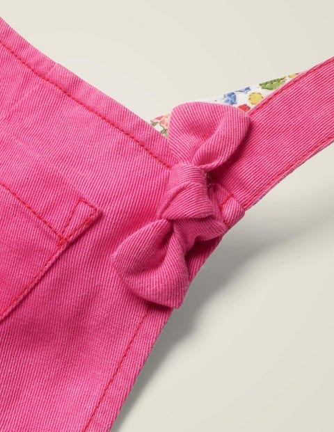 Relaxed Dungarees - Pink Sorbet Relaxed Dungarees - Pink Sorbet