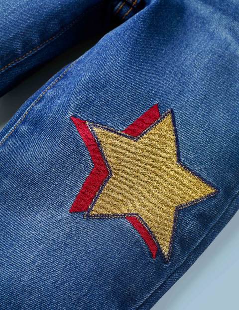 Jeans Mit Blitzmotiv - Mittleres Vintage Jeans Mit Blitzmotiv - Mittleres Vintage