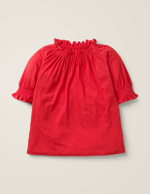 Ruffle Top - Carmine Red Ruffle Top - Carmine Red