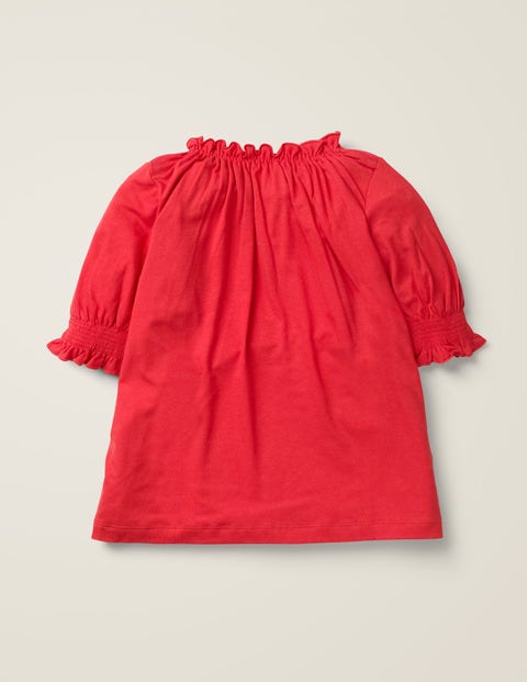 Ruffle Top - Carmine Red Ruffle Top - Carmine Red