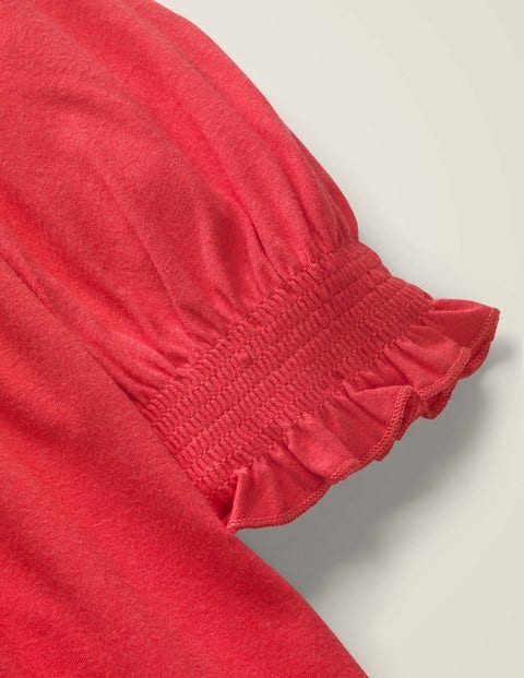 Ruffle Top - Carmine Red Ruffle Top - Carmine Red