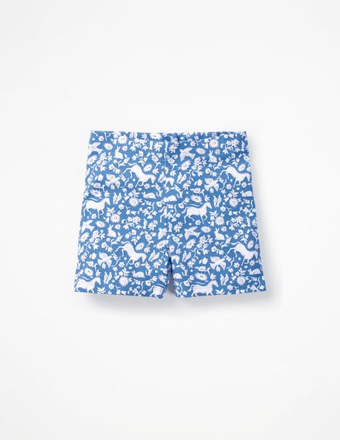 Jersey Shorts - Elizabethan Blue Wild Ponies Jersey Shorts - Elizabethan Blue Wild Ponies