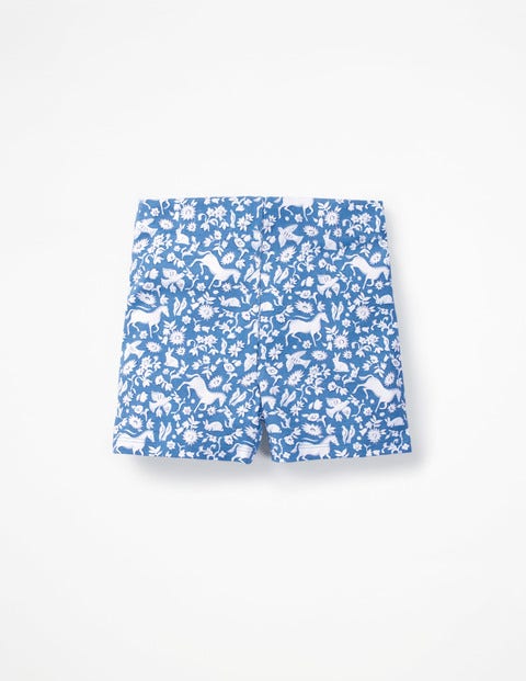 Jersey Shorts - Elizabethan Blue Wild Ponies Jersey Shorts - Elizabethan Blue Wild Ponies