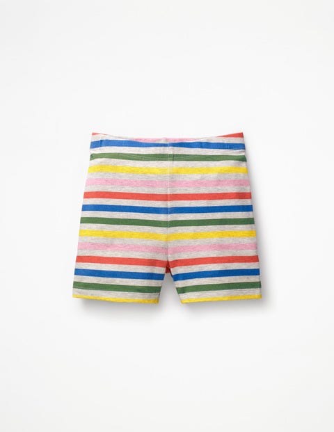Jersey Shorts - Grey Marl Rainbow Jersey Shorts - Grey Marl Rainbow