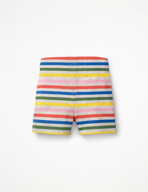 Jersey Shorts - Grey Marl Rainbow Jersey Shorts - Grey Marl Rainbow