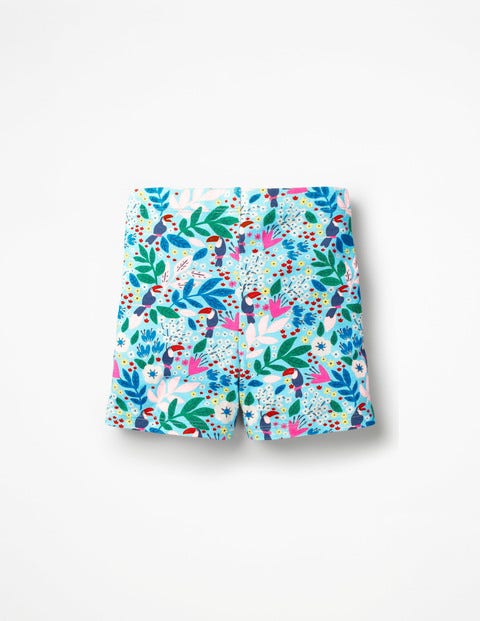 Jersey Shorts - Blue Quartz Toucan Garden Jersey Shorts - Blue Quartz Toucan Garden