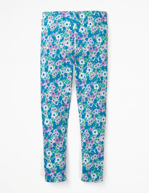 Fun Leggings - Sea Breeze Blue Forget Me Not Fun Leggings - Sea Breeze Blue Forget Me Not