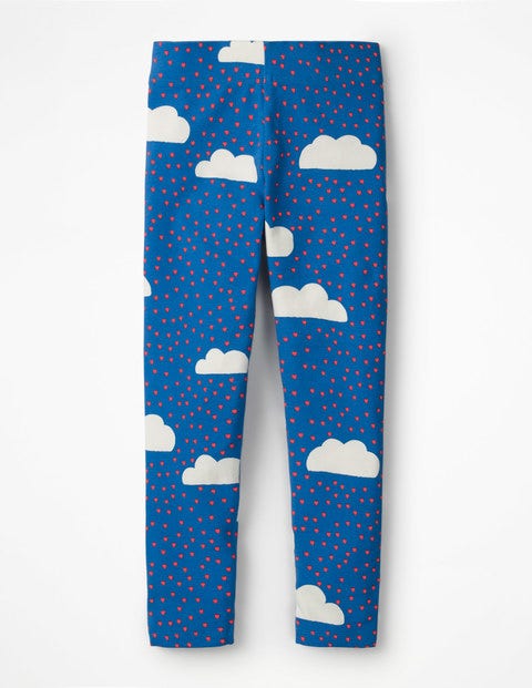 Fun Leggings - Blue Love Clouds Fun Leggings - Blue Love Clouds