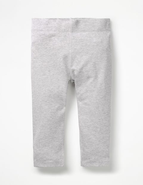 Plain Cropped Leggings - Grey Marl Plain Cropped Leggings - Grey Marl