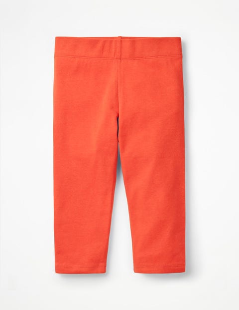Plain Cropped Leggings - Tropical Coral Plain Cropped Leggings - Tropical Coral