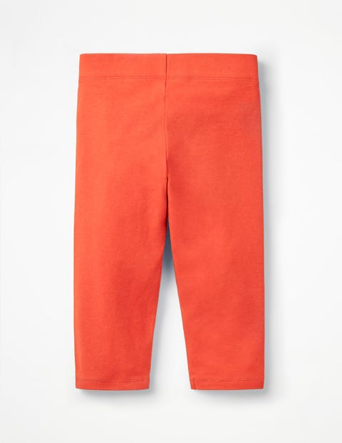 Plain Cropped Leggings - Tropical Coral Plain Cropped Leggings - Tropical Coral