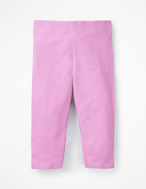 Plain Cropped Leggings - Lilac Pink Plain Cropped Leggings - Lilac Pink