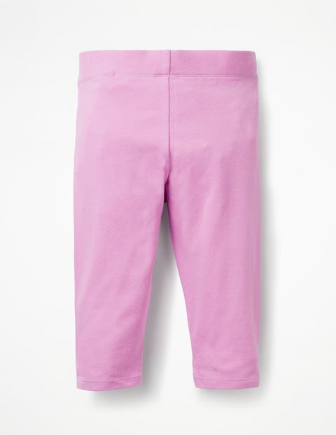 Plain Cropped Leggings - Lilac Pink Plain Cropped Leggings - Lilac Pink