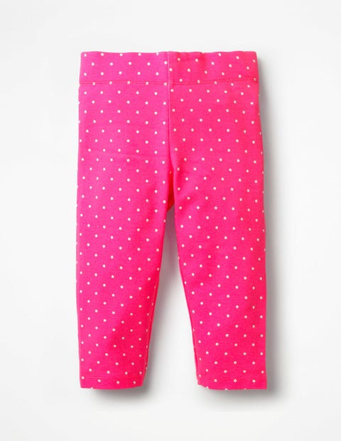 Stripe & Spot Cropped Leggings - Festival Pink Spot Stripe & Spot Cropped Leggings - Festival Pink Spot