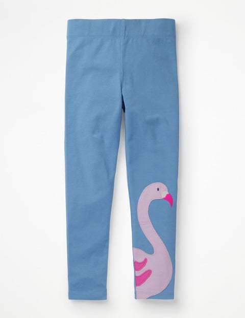 Appliqué Leggings - Duke Blue Flamingo Appliqué Leggings - Duke Blue Flamingo