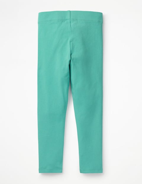 Legging À Appliqué - Fleurs vert brise marine Legging À Appliqué - Fleurs vert brise marine