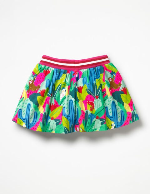 Jersey Skort - Multi Tropical Jungle Jersey Skort - Multi Tropical Jungle