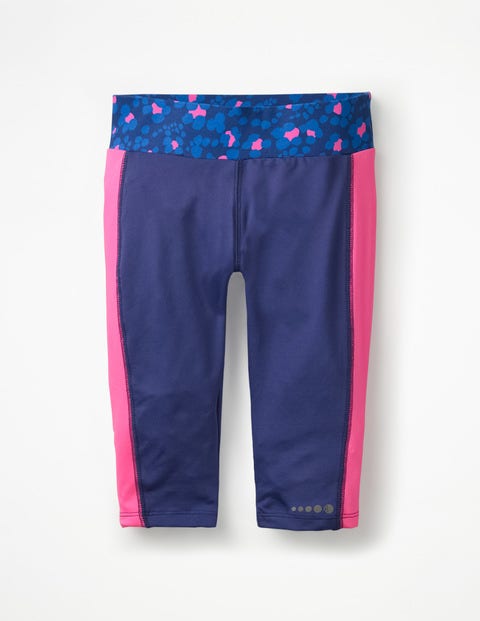 Active Cropped Leggings - Starboard Blue Active Cropped Leggings - Starboard Blue