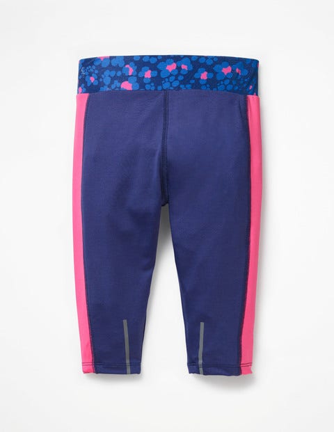 Active Cropped Leggings - Starboard Blue Active Cropped Leggings - Starboard Blue