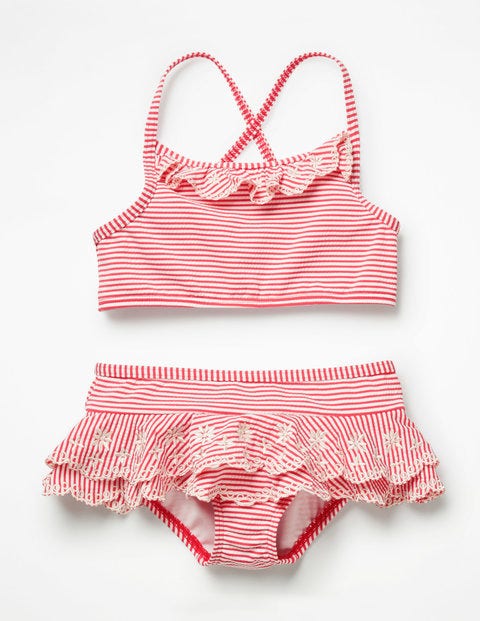 Pretty Bikini Set - Ivory/Neon Grapefruit Orange Pretty Bikini Set - Ivory/Neon Grapefruit Orange