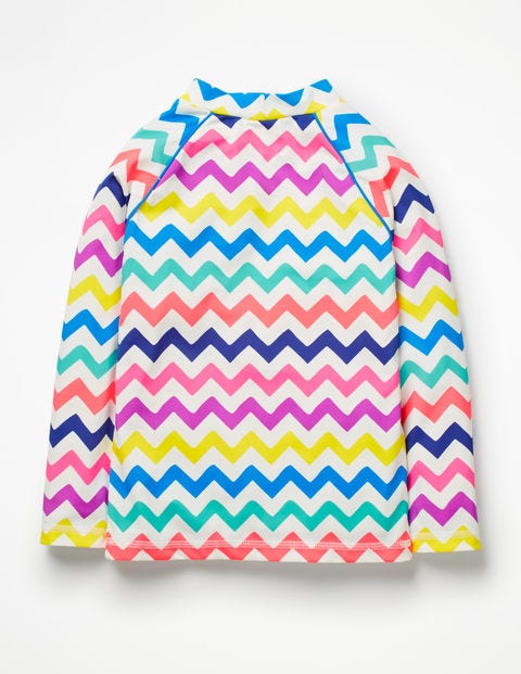 Long-Sleeved Rash Vest - Rainbow Chevron Long-Sleeved Rash Vest - Rainbow Chevron