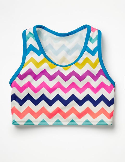 Surf Bikini Top - Rainbow Chevron Surf Bikini Top - Rainbow Chevron