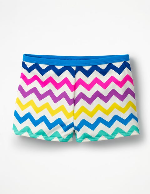 Swim Shorts - Rainbow Chevron Swim Shorts - Rainbow Chevron