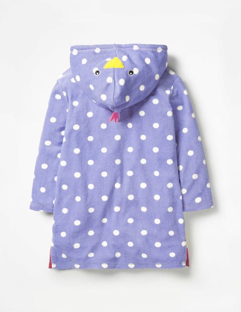 Fröhliches Frottee-Strandkleid - Parmaviolett, Papagei Fröhliches Frottee-Strandkleid - Parmaviolett, Papagei