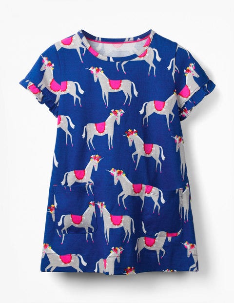 Colourful Tunic - Blue Wave Festival Unicorns Colourful Tunic - Blue Wave Festival Unicorns