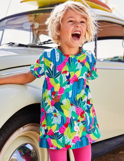 Colourful Tunic - Multi Tropical Jungle Colourful Tunic - Multi Tropical Jungle
