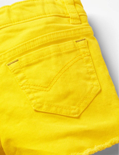 Denim Shorts - Sunshine Yellow Denim Shorts - Sunshine Yellow