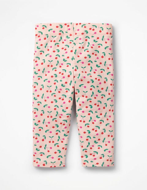 Fun Cropped Leggings - Parisian Pink Cherries Fun Cropped Leggings - Parisian Pink Cherries