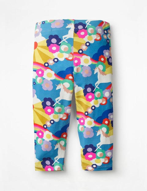 Fun Cropped Leggings - Multi Unicorn Sunset Fun Cropped Leggings - Multi Unicorn Sunset