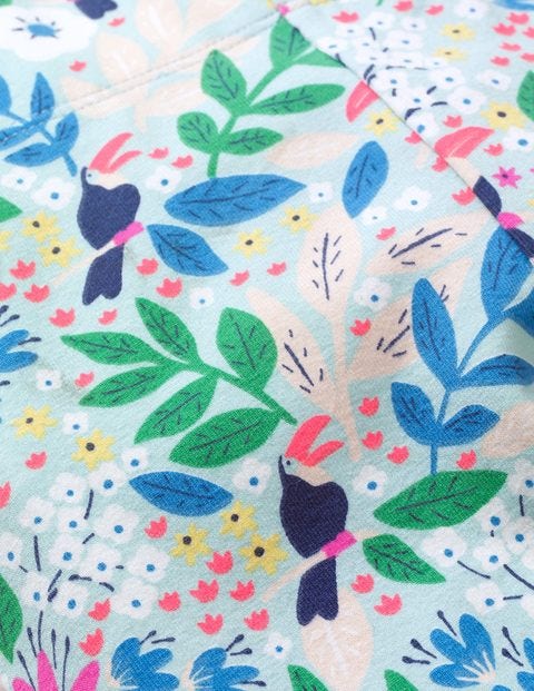 Fun Cropped Leggings - Blue Quartz Toucan Garden Fun Cropped Leggings - Blue Quartz Toucan Garden