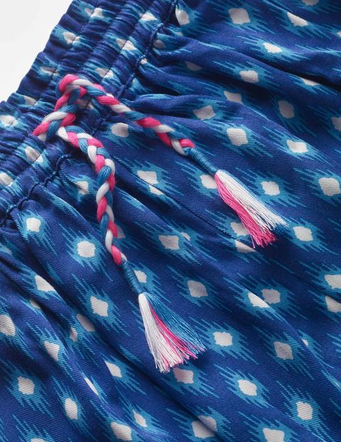 Printed Culottes - Blue Wave Ikat Printed Culottes - Blue Wave Ikat