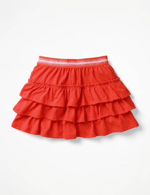Jersey Ruffle Skort - Bright Flamingo Pink Jersey Ruffle Skort - Bright Flamingo Pink