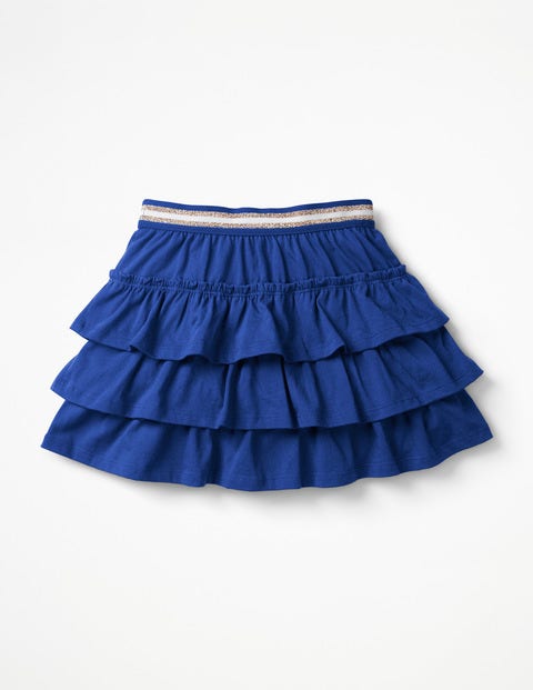 Jersey Ruffle Skort - Blue Wave Jersey Ruffle Skort - Blue Wave