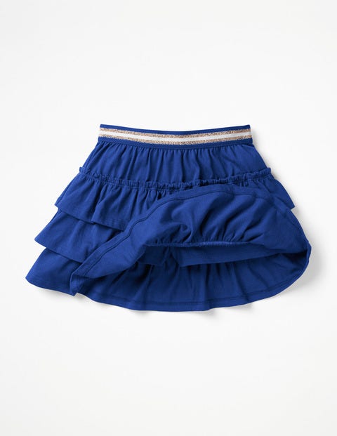 Jersey Ruffle Skort - Blue Wave Jersey Ruffle Skort - Blue Wave