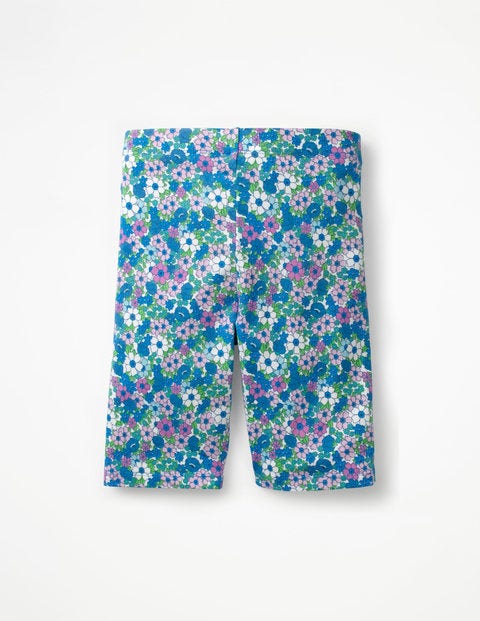 Jersey Knee Shorts - Sea Breeze Blue Forget Me Not Jersey Knee Shorts - Sea Breeze Blue Forget Me Not