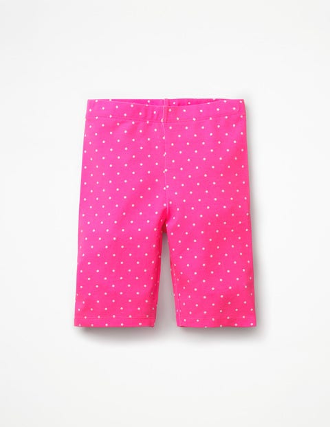 Jersey Knee Shorts - Festival Pink Spot Jersey Knee Shorts - Festival Pink Spot