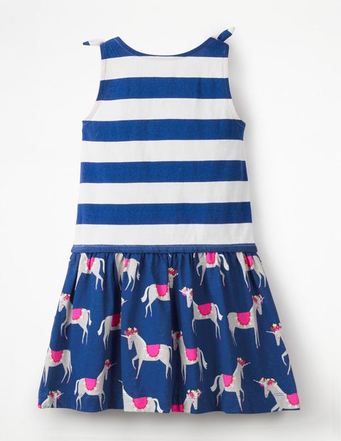 Hotchpotch Jersey Dress - Blue Wave Festival Unicorns Hotchpotch Jersey Dress - Blue Wave Festival Unicorns