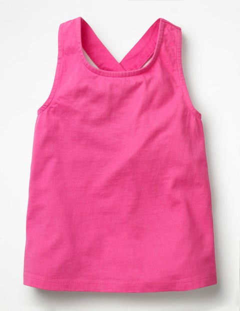 Cross-Back Tank - Festival Pink Cross-Back Tank - Festival Pink