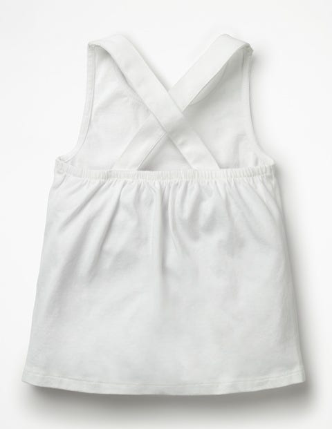 Cross-Back Tank - White Cross-Back Tank - White