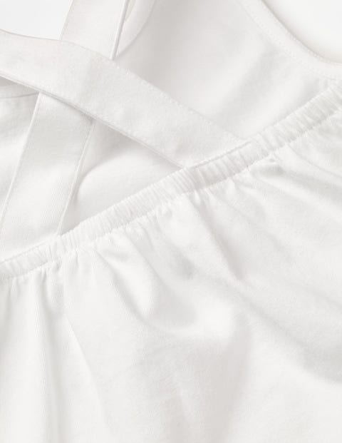 Cross-Back Tank - White Cross-Back Tank - White
